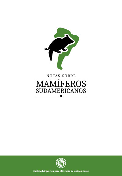 Capa de Notas sobre Mamíferos Sudamericanos