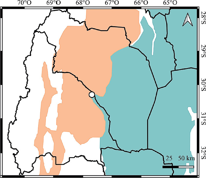 Localización de un nuevo registro de Dolichotis salinicola en el departamento de Valle Fértil, San Juan, Argentina (2024)