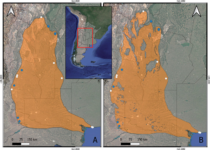 New distribution range proposed for Chlamyphorus truncatus (Delfino Ahumada & Soibelzon, 2025)